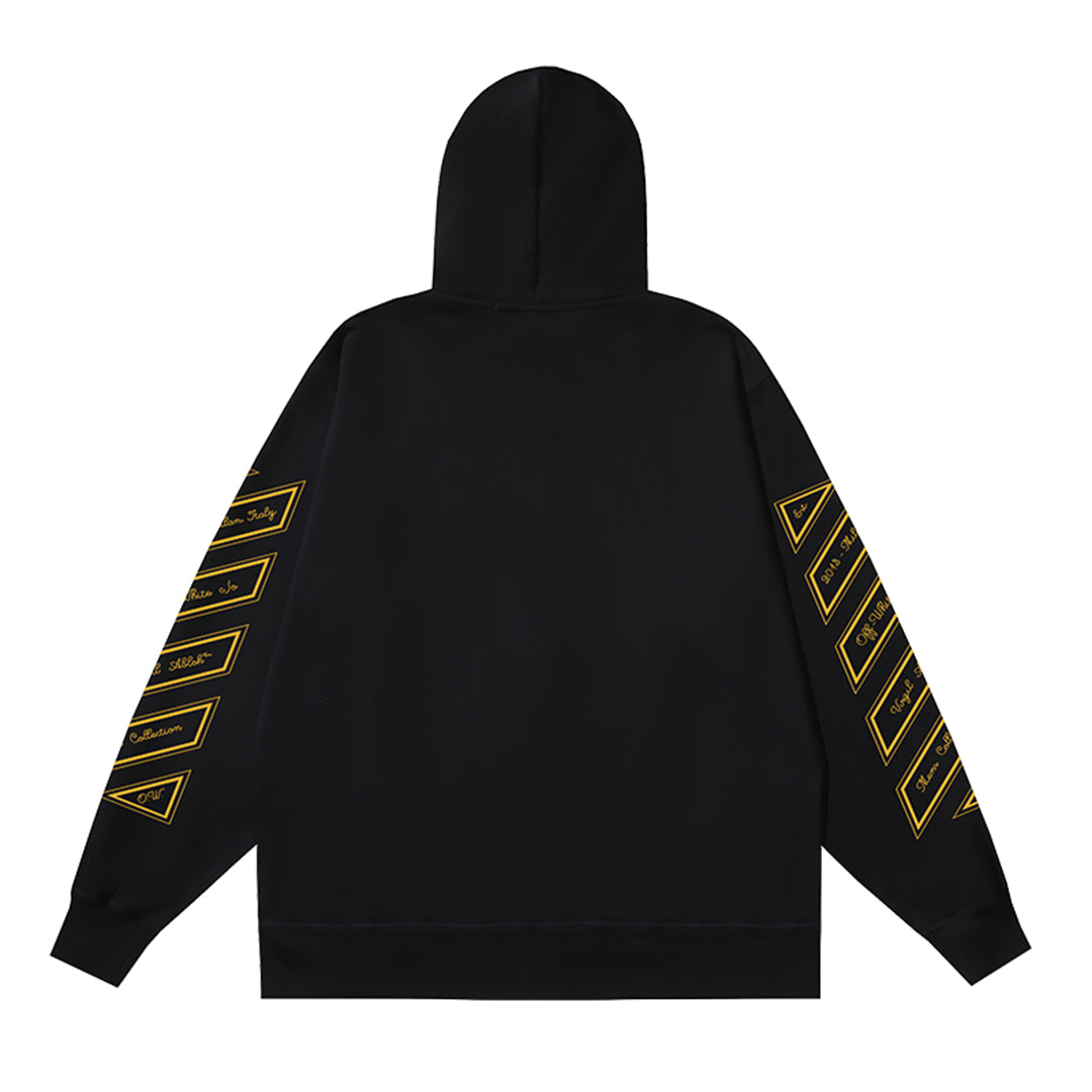OFF-WHITELogo Print Hoodie Jacket - Premium Cotton Streetwear Essential