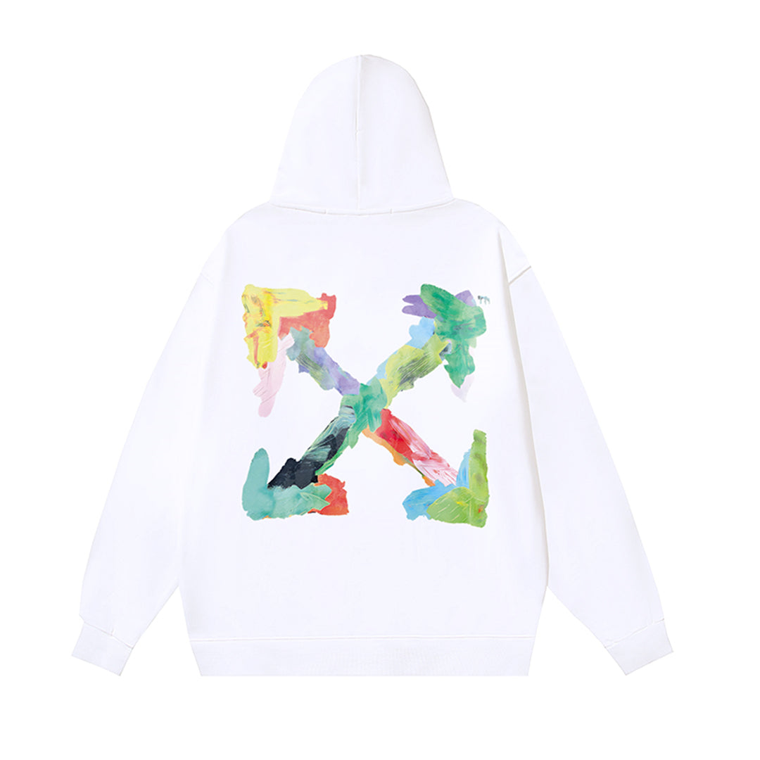 OFF-WHITELogo Print Hoodie - Premium Cotton Streetwear Pullover