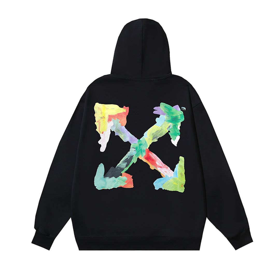 OFF-WHITELogo Print Hoodie - Premium Cotton Streetwear Pullover