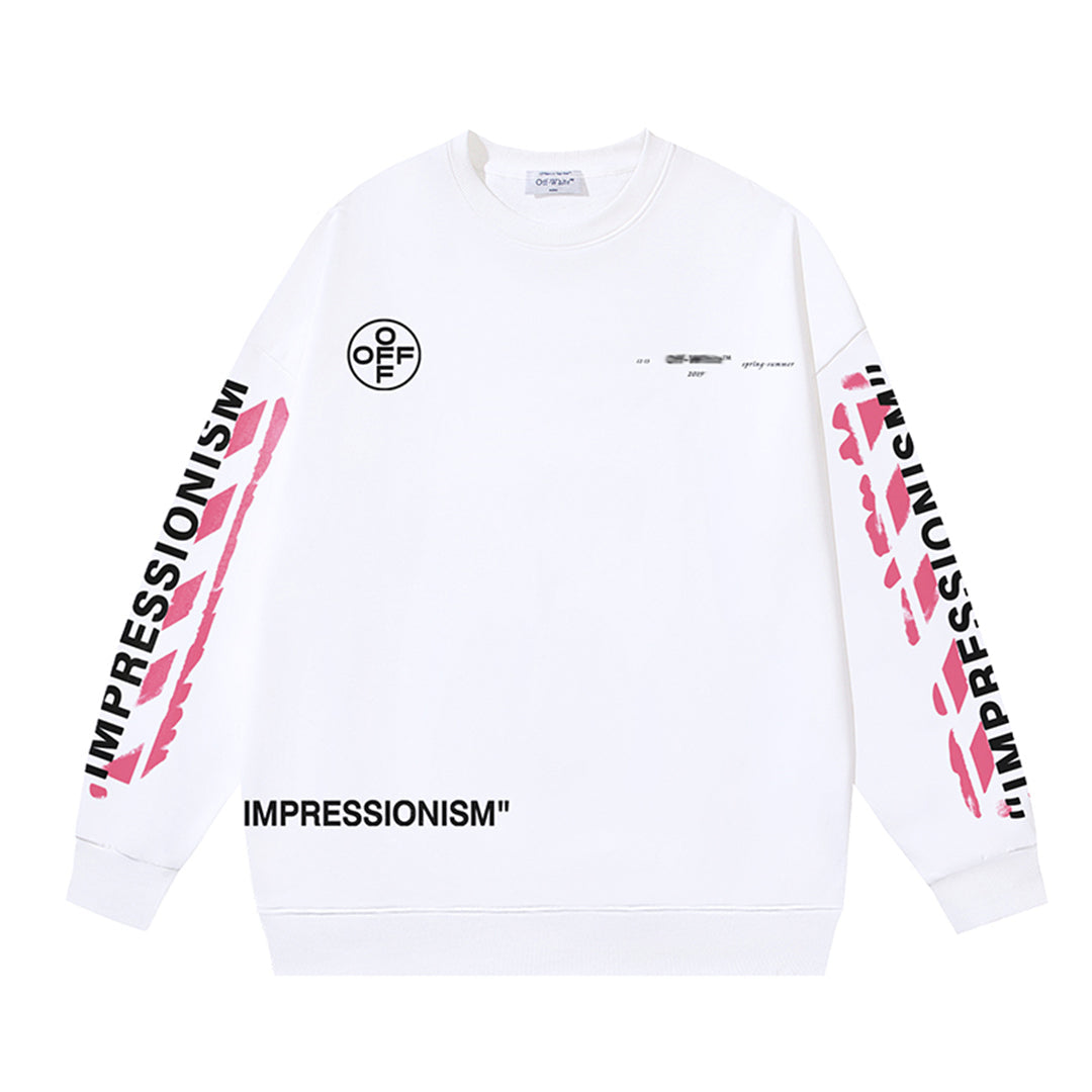OFF-WHITELogo Print Sweatshirt - Premium Cotton Streetwear Essential