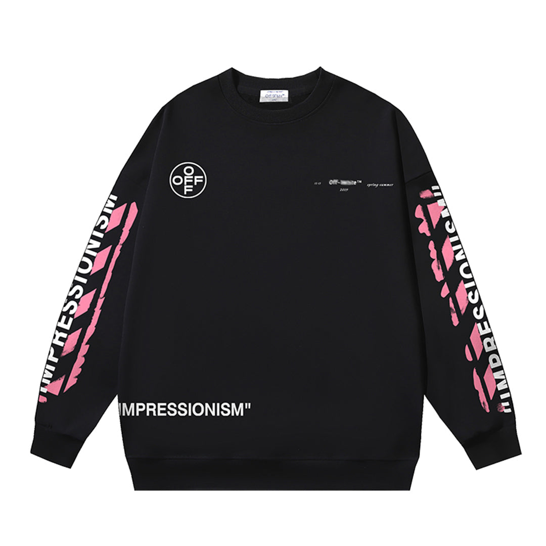 OFF-WHITELogo Print Sweatshirt - Premium Cotton Streetwear Essential