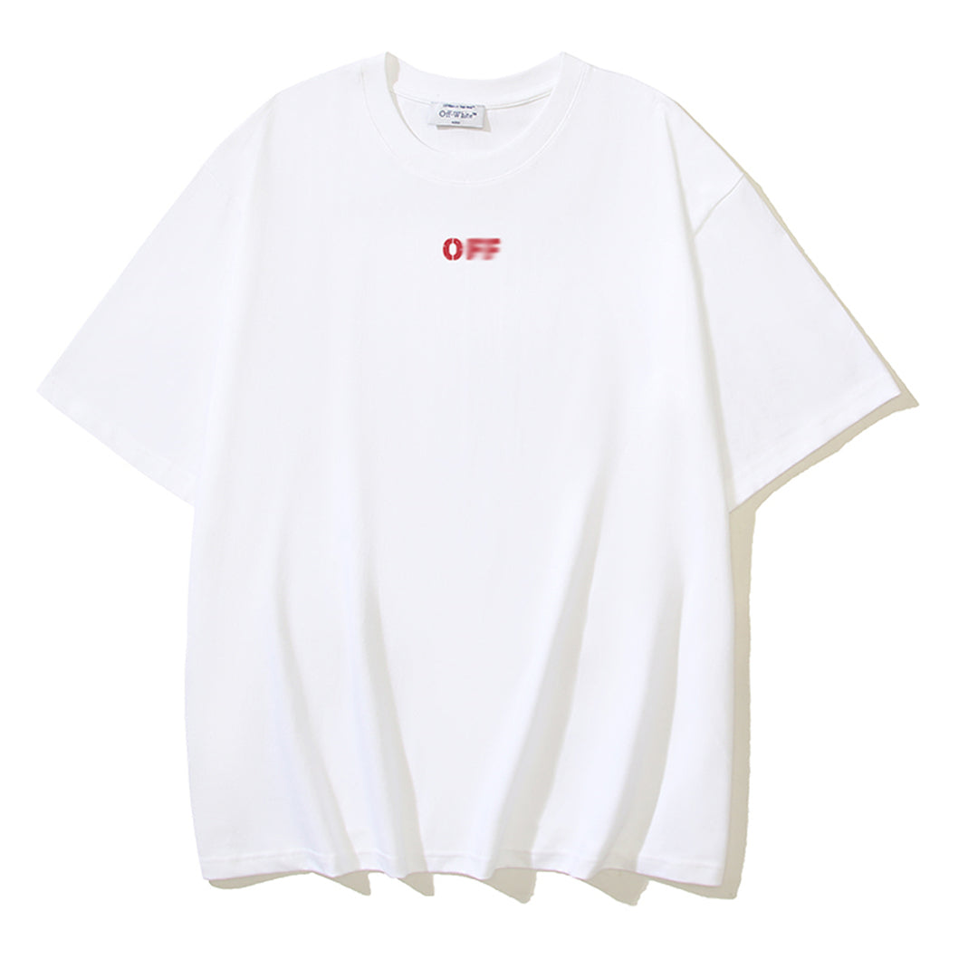 OFF-WHITE Logo Letter Cotton T-Shirt