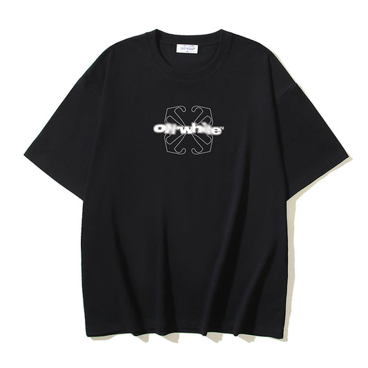OFF-WHITE Logo Print Cotton T-Shirt