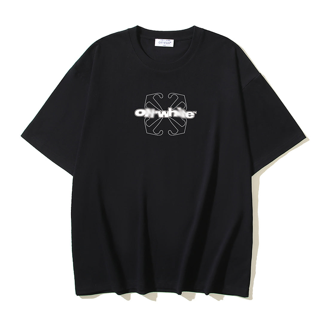 OFF-WHITE Logo Print Cotton T-Shirt