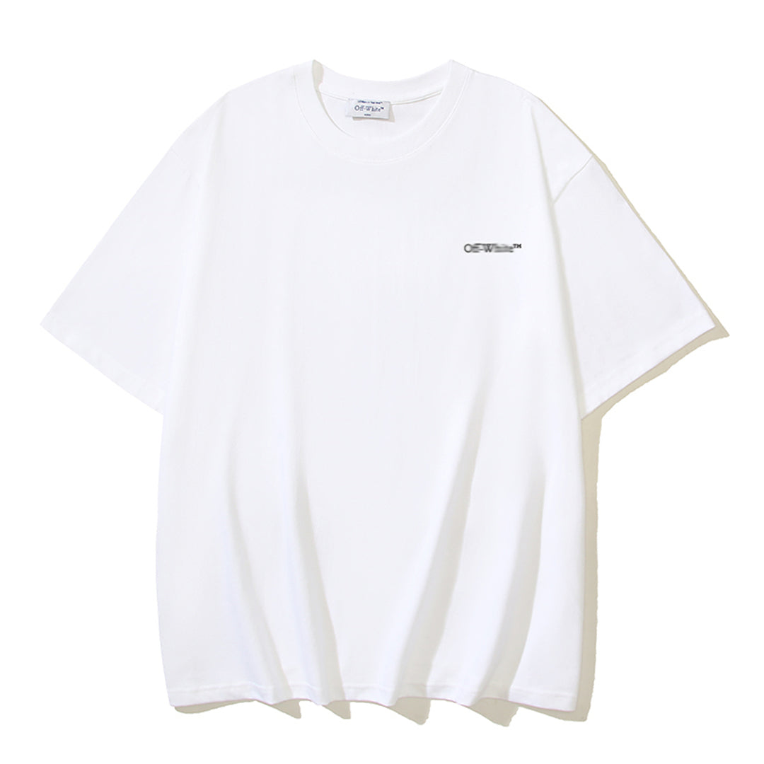OFF-WHITE Logo Print Cotton T-Shirt