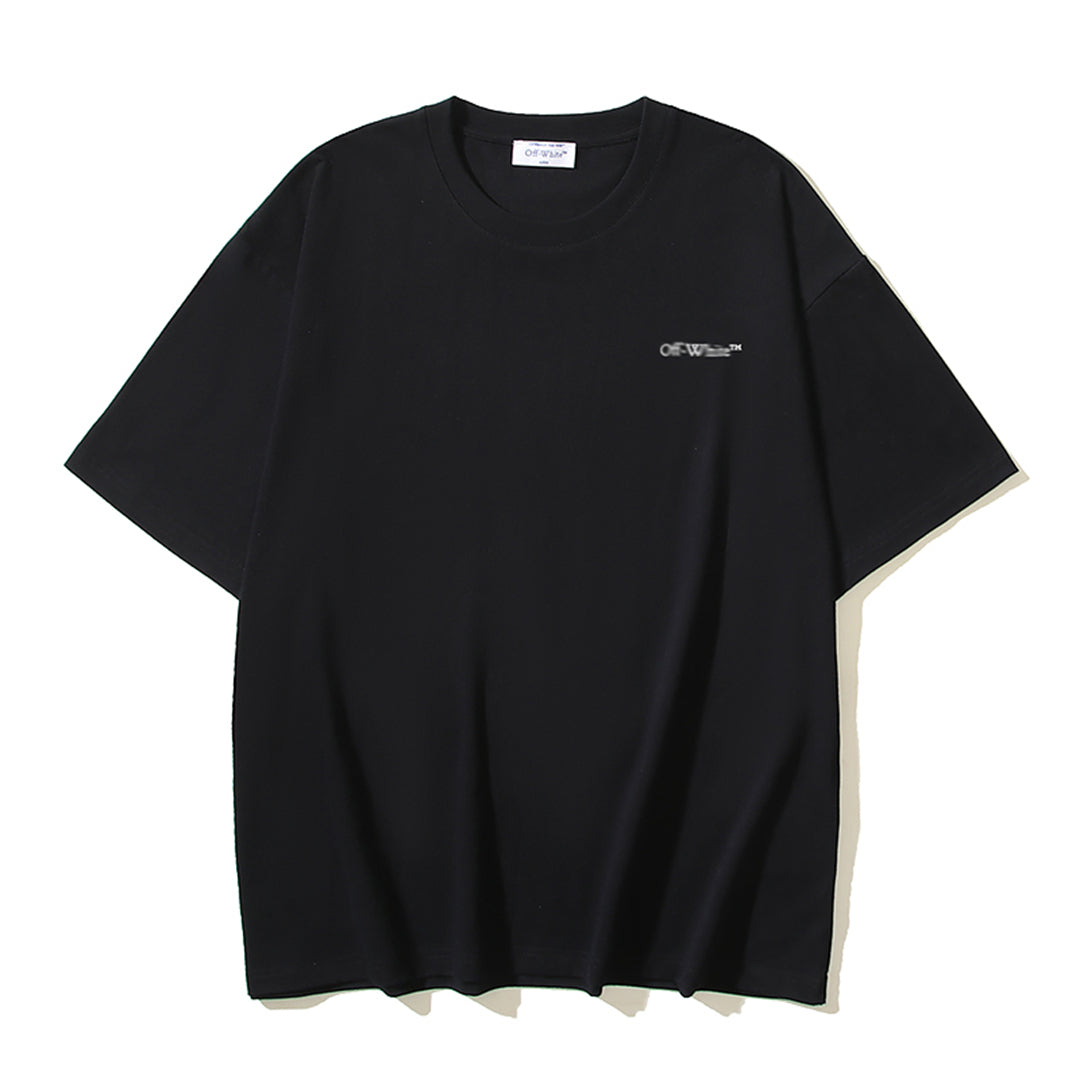 OFF-WHITE Logo Print Cotton T-Shirt