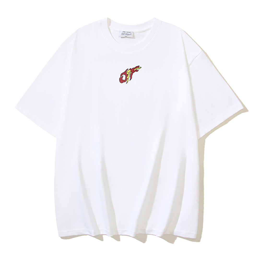 OFF-WHITEDragon Print Cotton T-Shirt