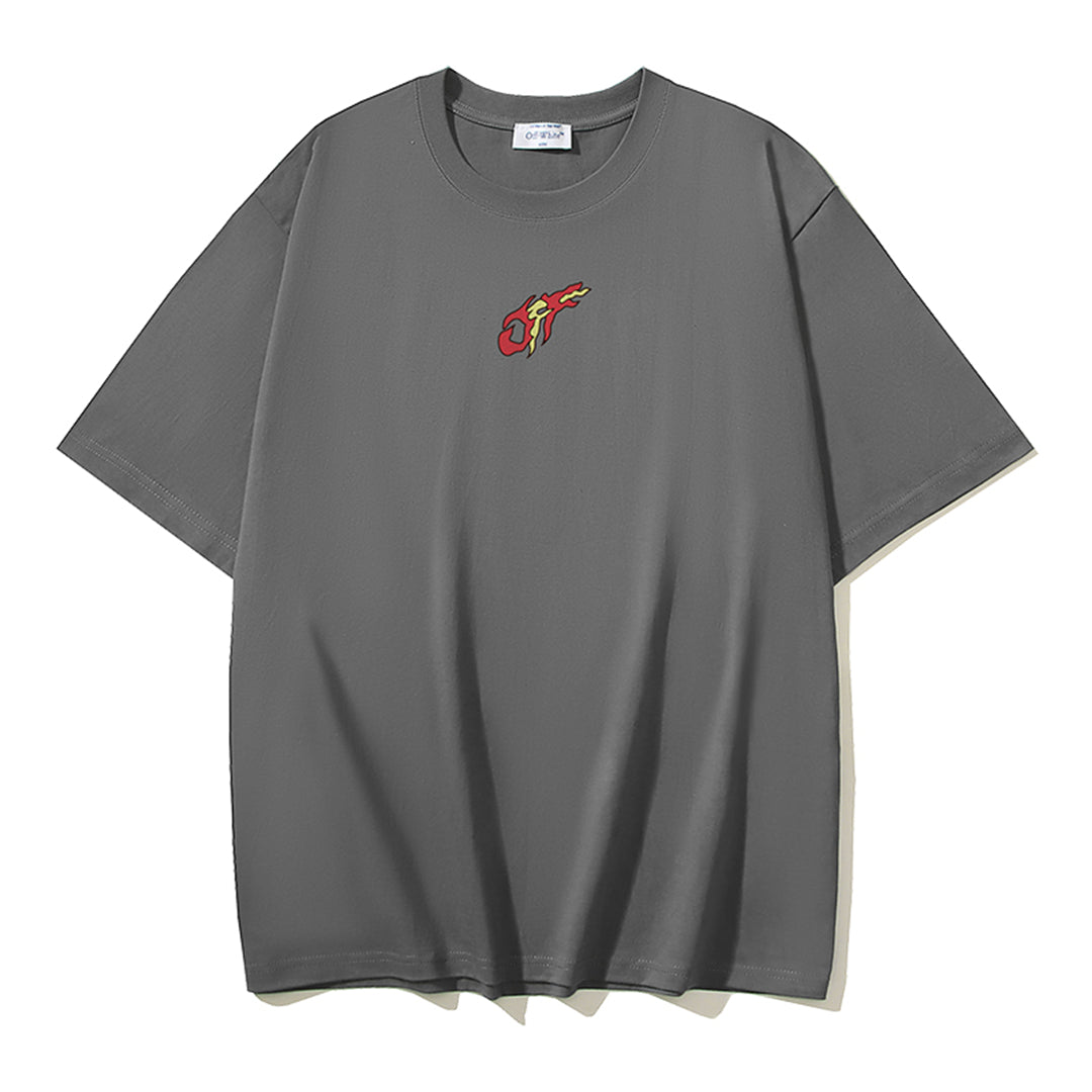 OFF-WHITEDragon Print Cotton T-Shirt
