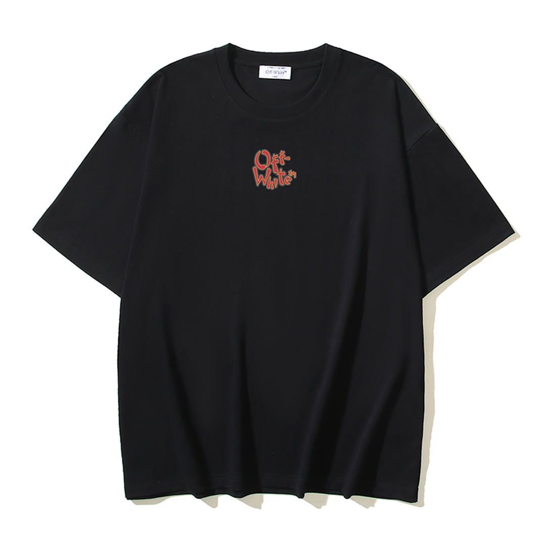 OFF-WHITECloud Print Cotton T-Shirt