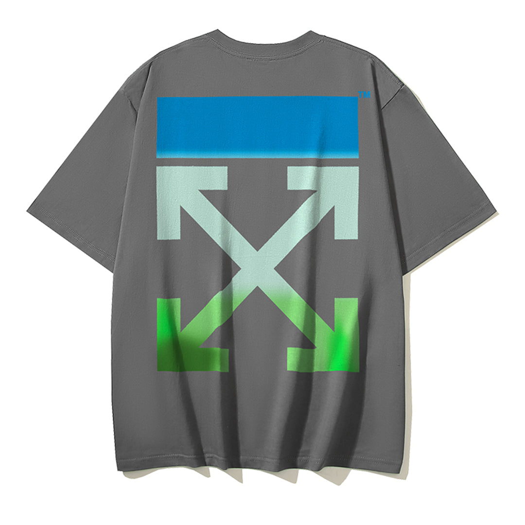 OFF-Whlte Arrow Logo Cotton T-shirt#1005