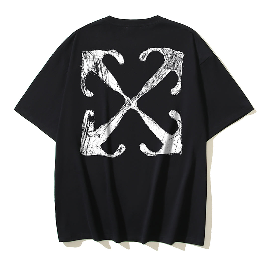 OFF-WHITEArrow Logo Cotton T-Shirt - Color Block Edition