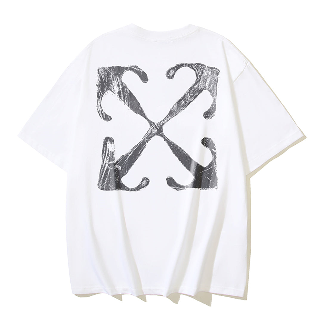 OFF-WHITEArrow Logo Cotton T-Shirt - Color Block Edition