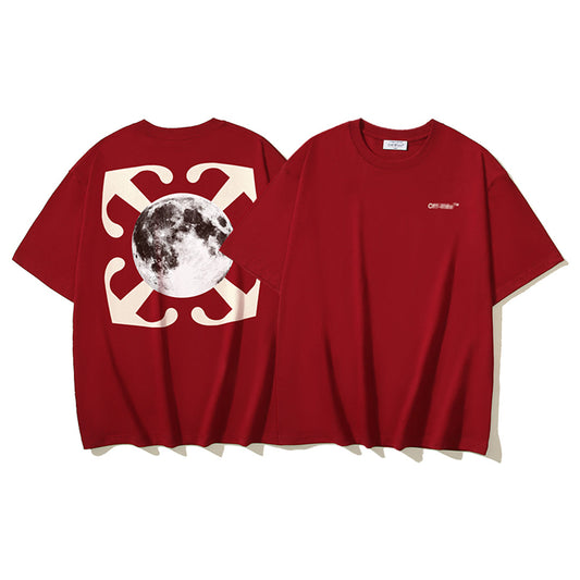 OFF-Whlte Arrow Logo Cotton T-shirt