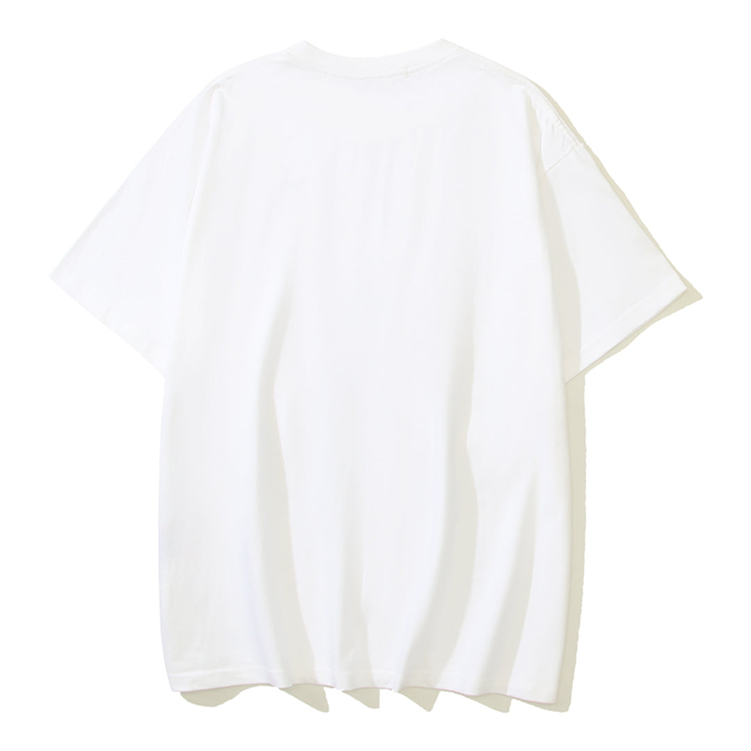 OFF-WHITERobot Print Cotton T-Shirt - Futuristic Streetwear Design