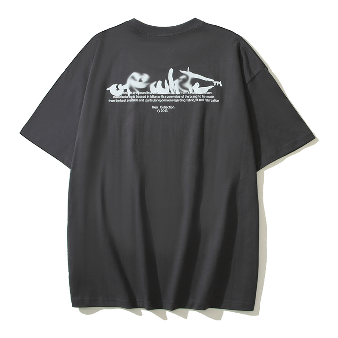 OFF-WHITEPrint Cotton T-Shirt - Versatile Streetwear Essential