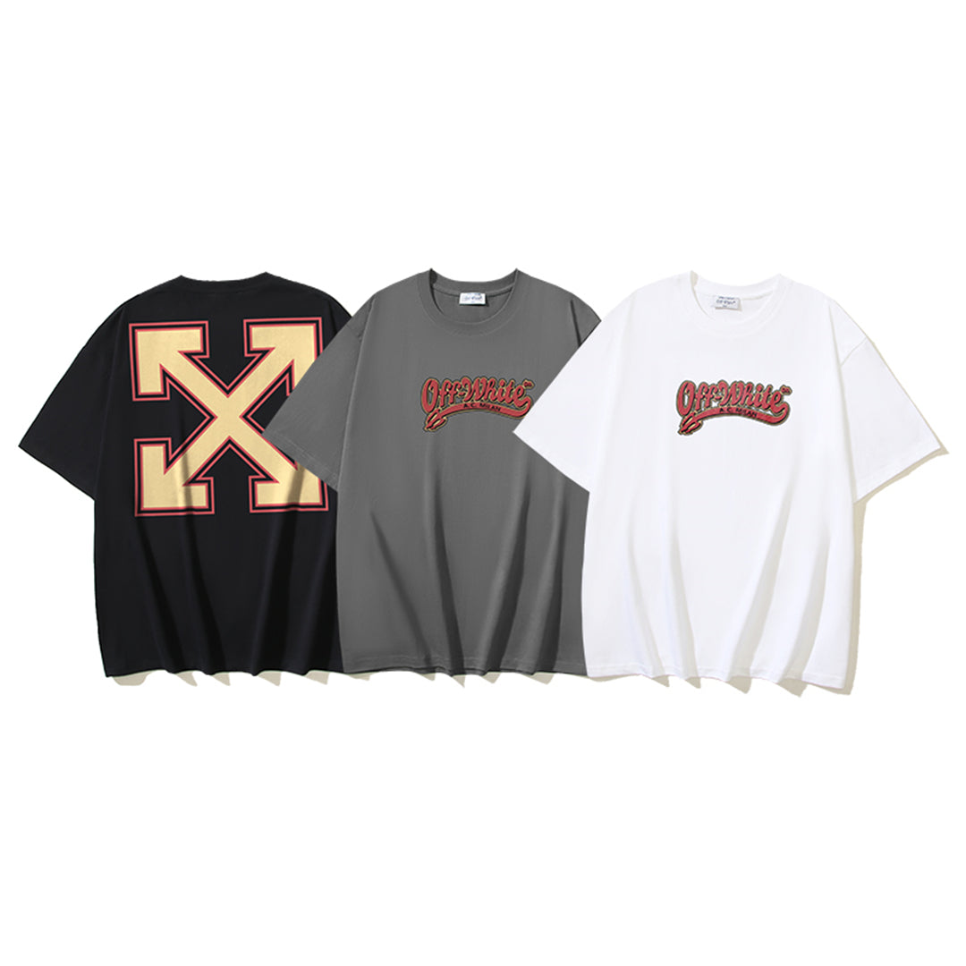 OFF-Whlte Arrow Logo Cotton T-shirt-1151