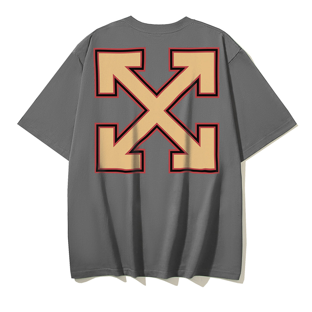 OFF-Whlte Arrow Logo Cotton T-shirt-1151