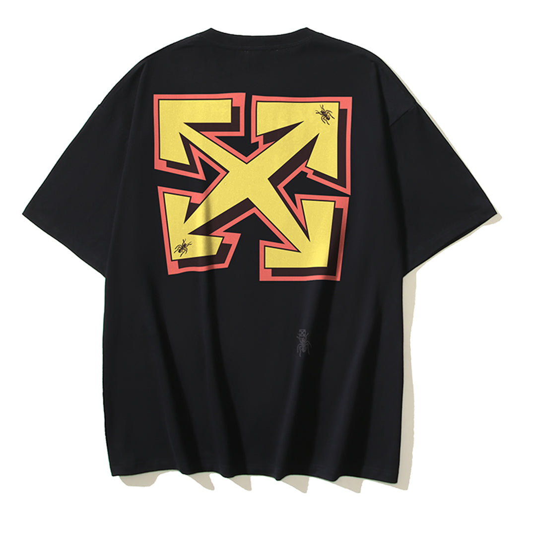 OFF-Whlte Arrow Logo Cotton T-shirt#1152