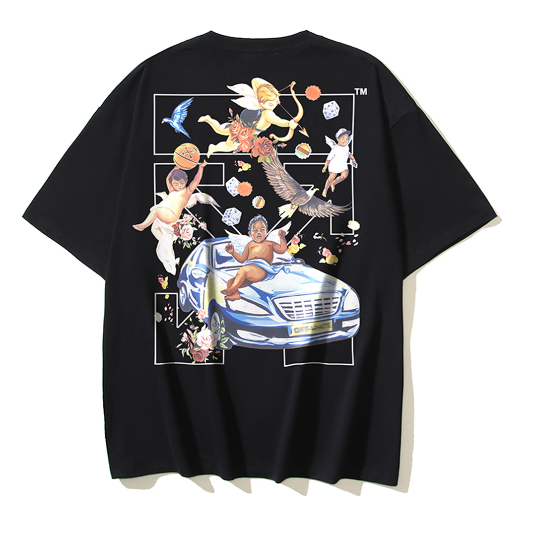 OFF Angel Print T-shirt