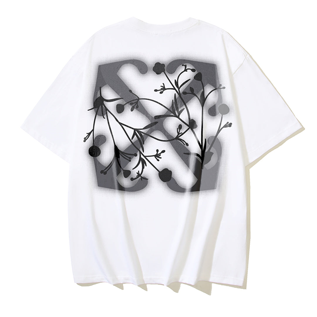 OFF-WHITE Logo Print Cotton T-Shirt