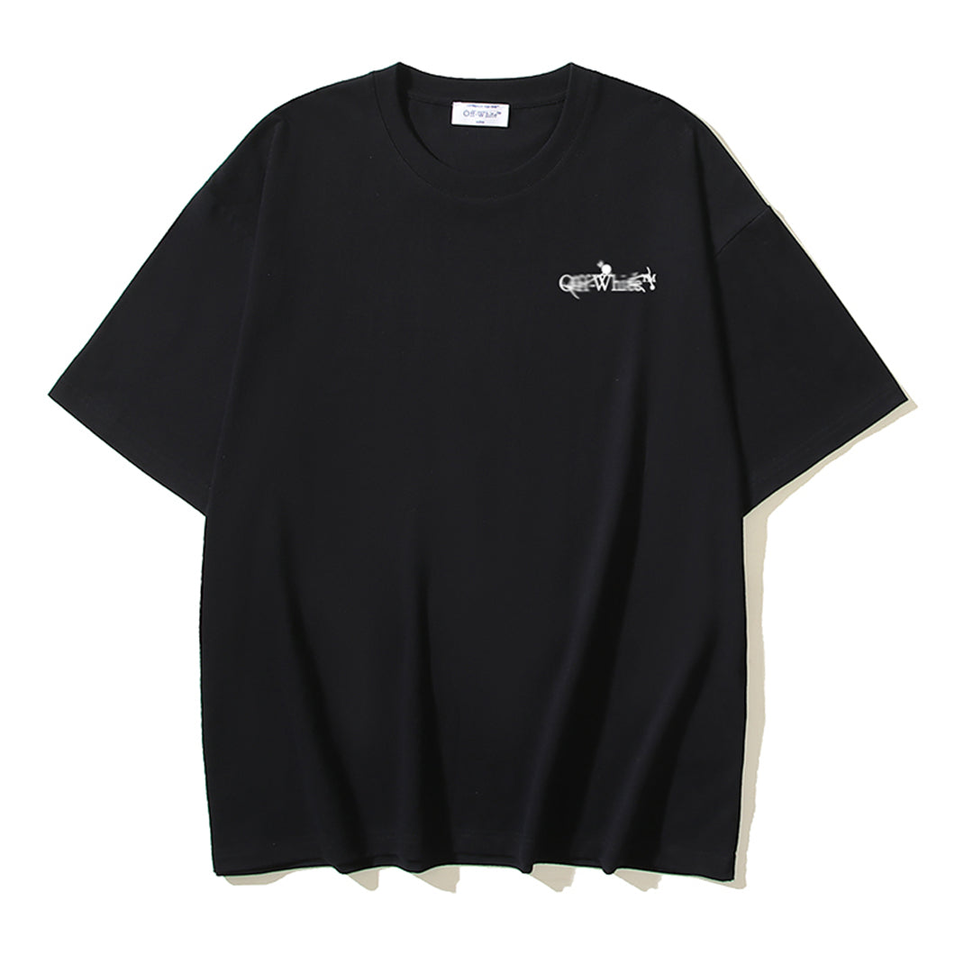 OFF-WHITE Logo Print Cotton T-Shirt