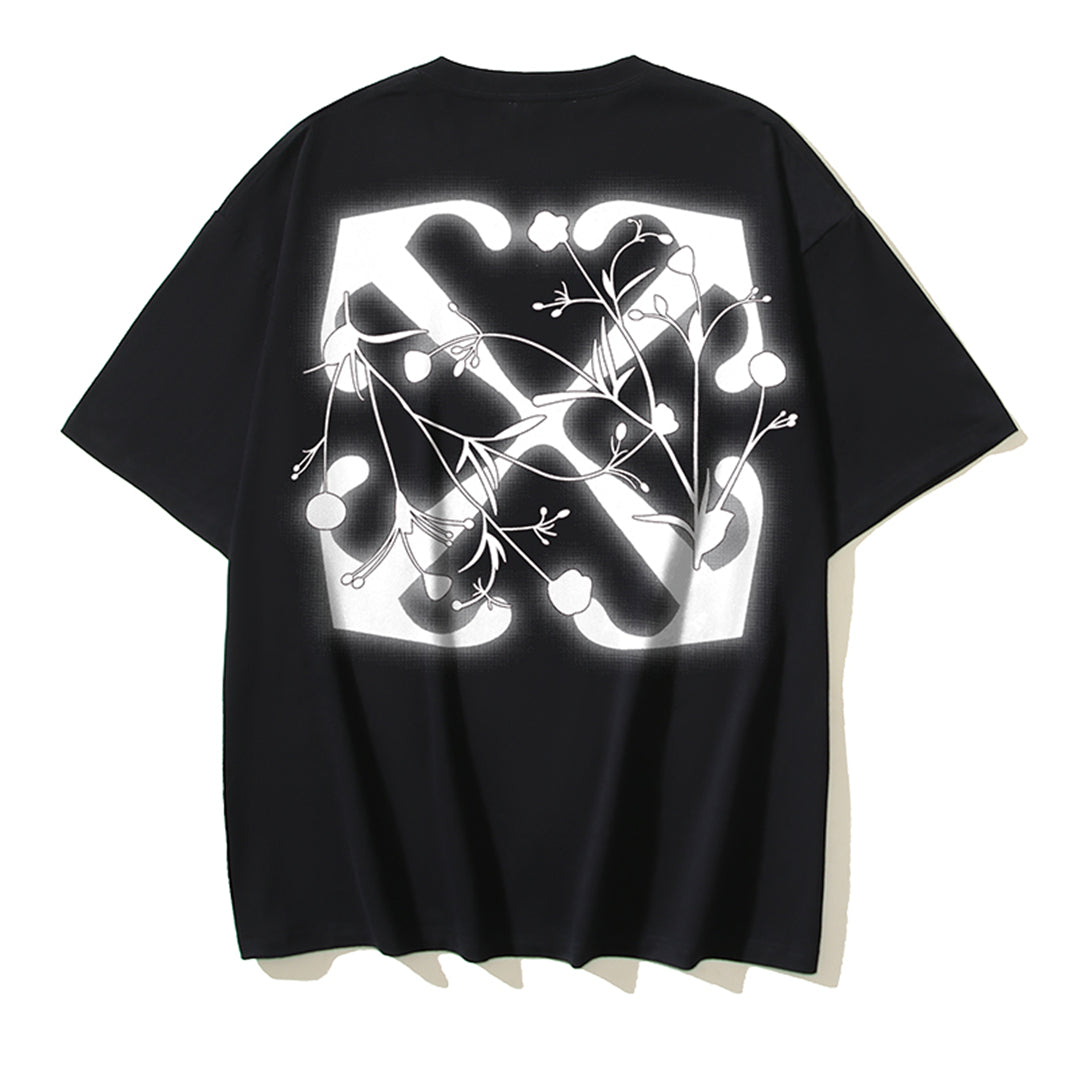 OFF-WHITE Logo Print Cotton T-Shirt
