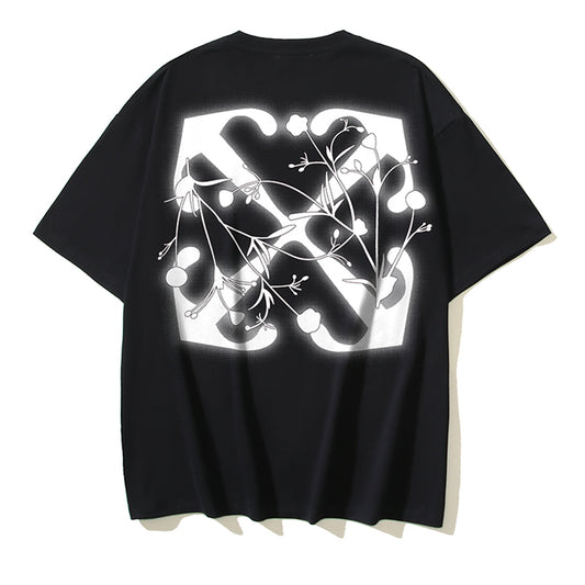 OFF-WHITE Logo Print Cotton T-Shirt
