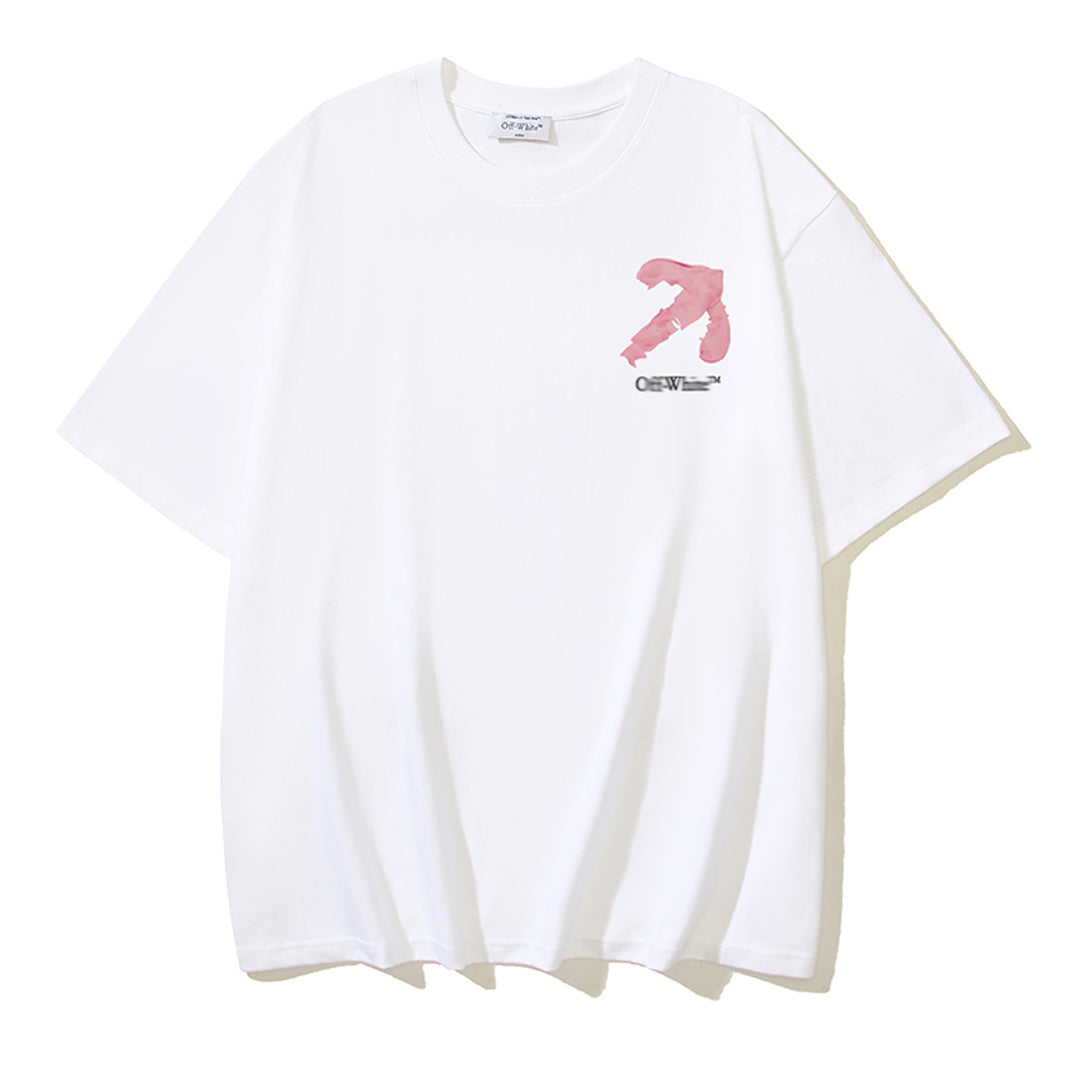 OFF-WHITE Logo Print Cotton T-Shirt