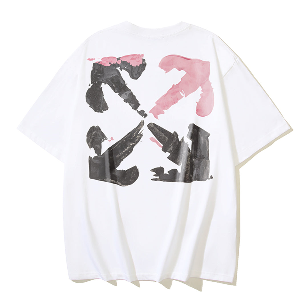 OFF-WHITE Logo Print Cotton T-Shirt