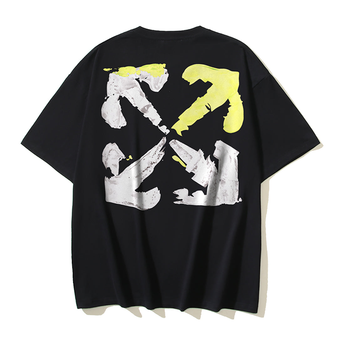 OFF-WHITE Logo Print Cotton T-Shirt