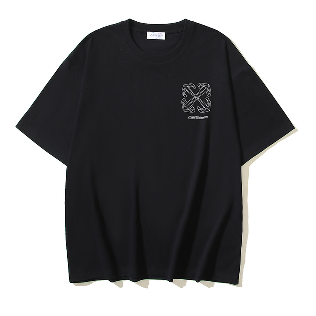 OFF-WHITE Logo Print Cotton T-Shirt