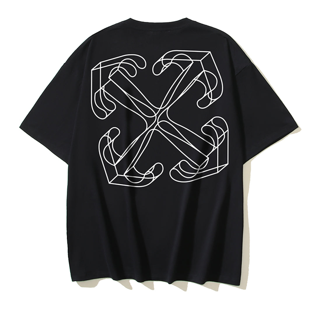 OFF-WHITE Logo Print Cotton T-Shirt