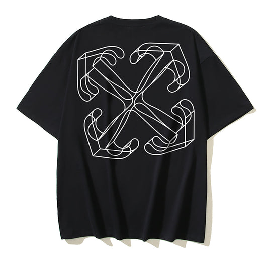 OFF-WHITE Logo Print Cotton T-Shirt