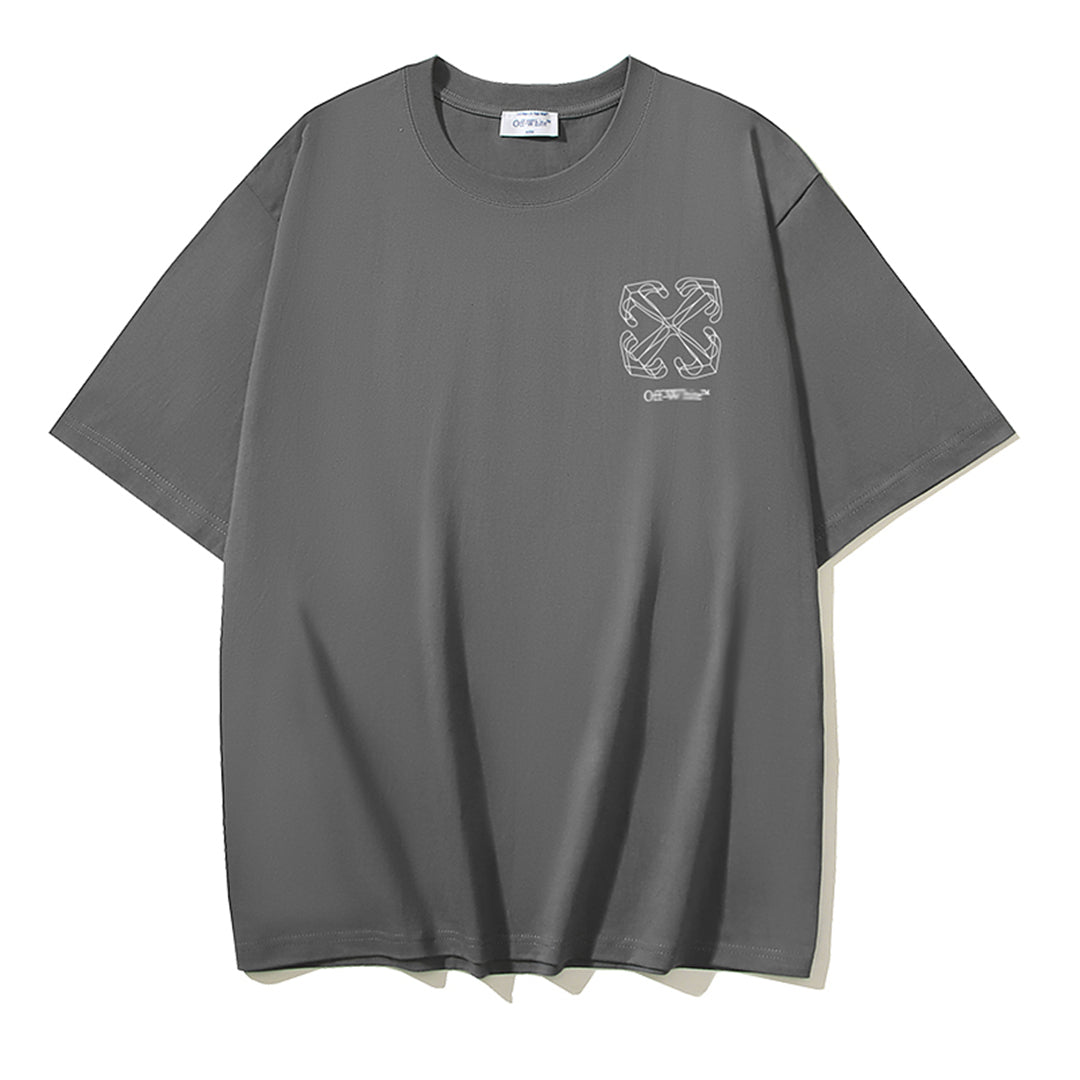 OFF-WHITE Logo Print Cotton T-Shirt