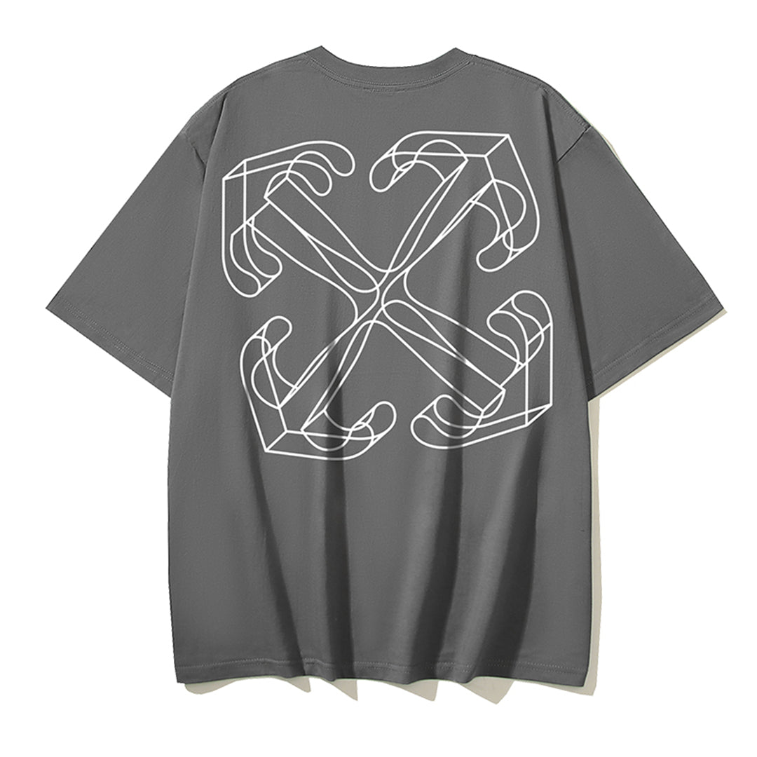 OFF-WHITE Logo Print Cotton T-Shirt