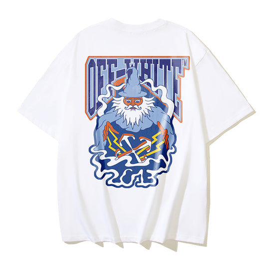 OFF-WHITE Magician Print Cotton T-Shirt