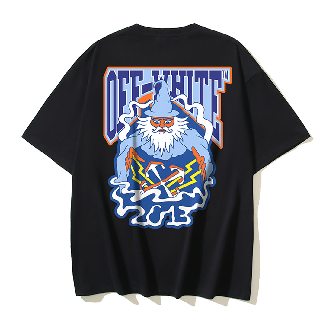 OFF-WHITE Magician Print Cotton T-Shirt