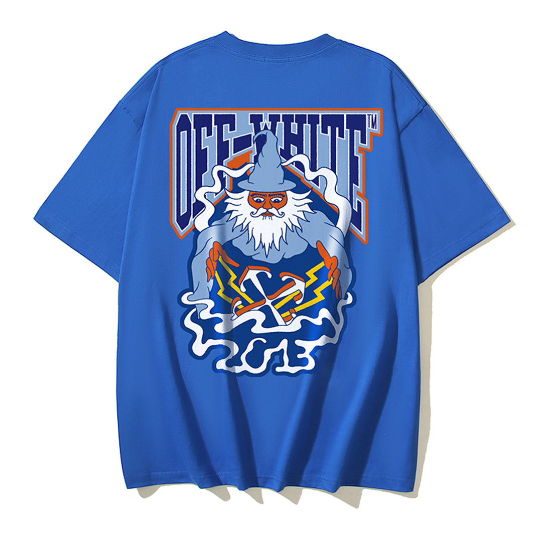 OFF-WHITE Magician Print Cotton T-Shirt