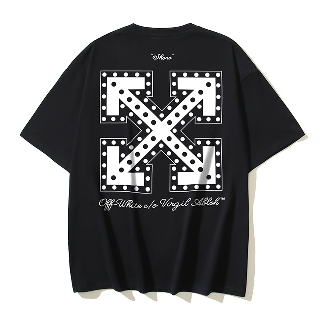 OFF-WHITE Logo Print Cotton T-Shirt