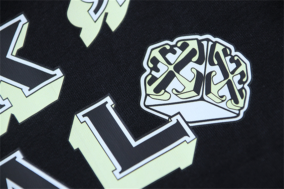 OFF-WHITE Logo Print Cotton T-Shirt