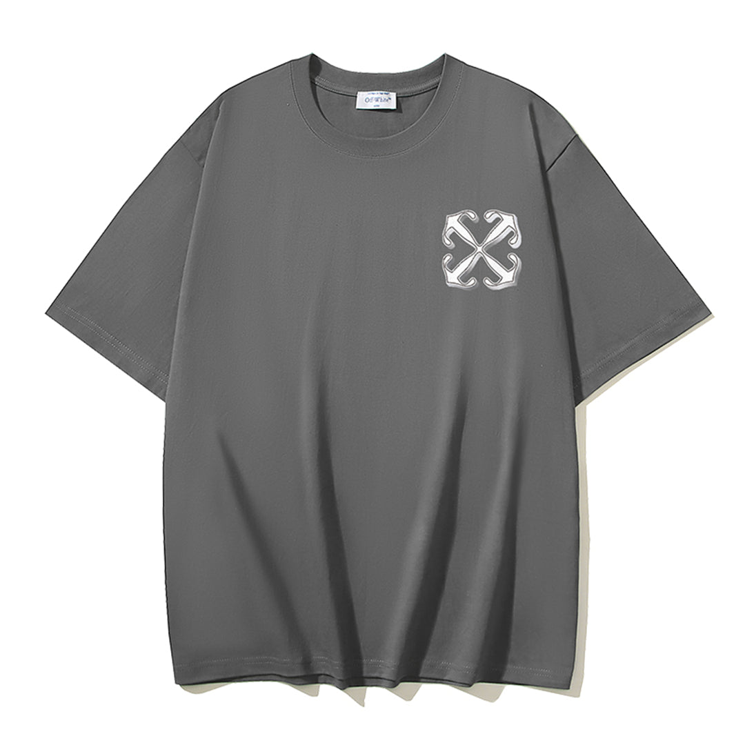 OFF-WHITE Dragon Print Cotton T-Shirt