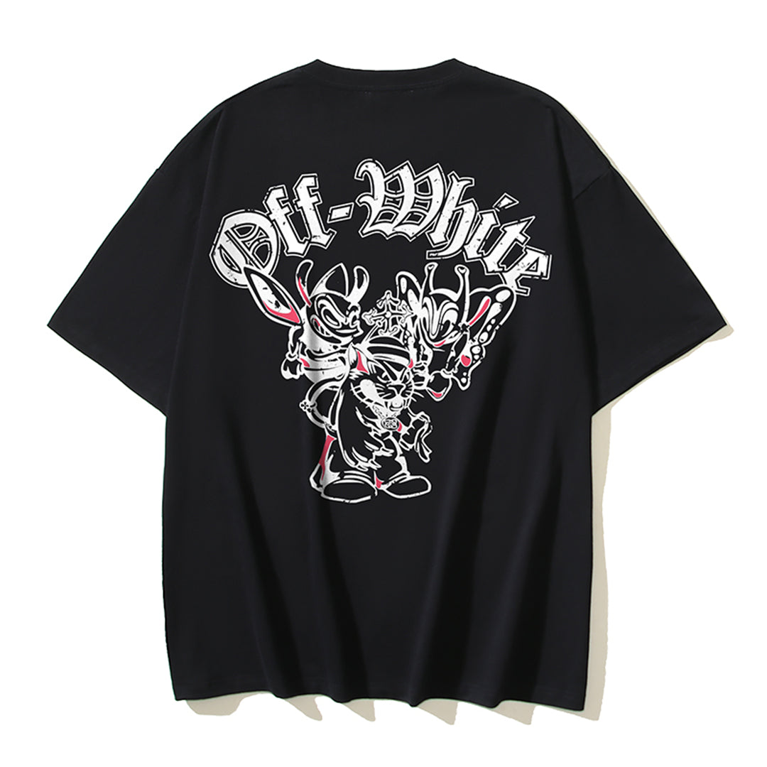 OFF-WHITE Print Cotton T-Shirt