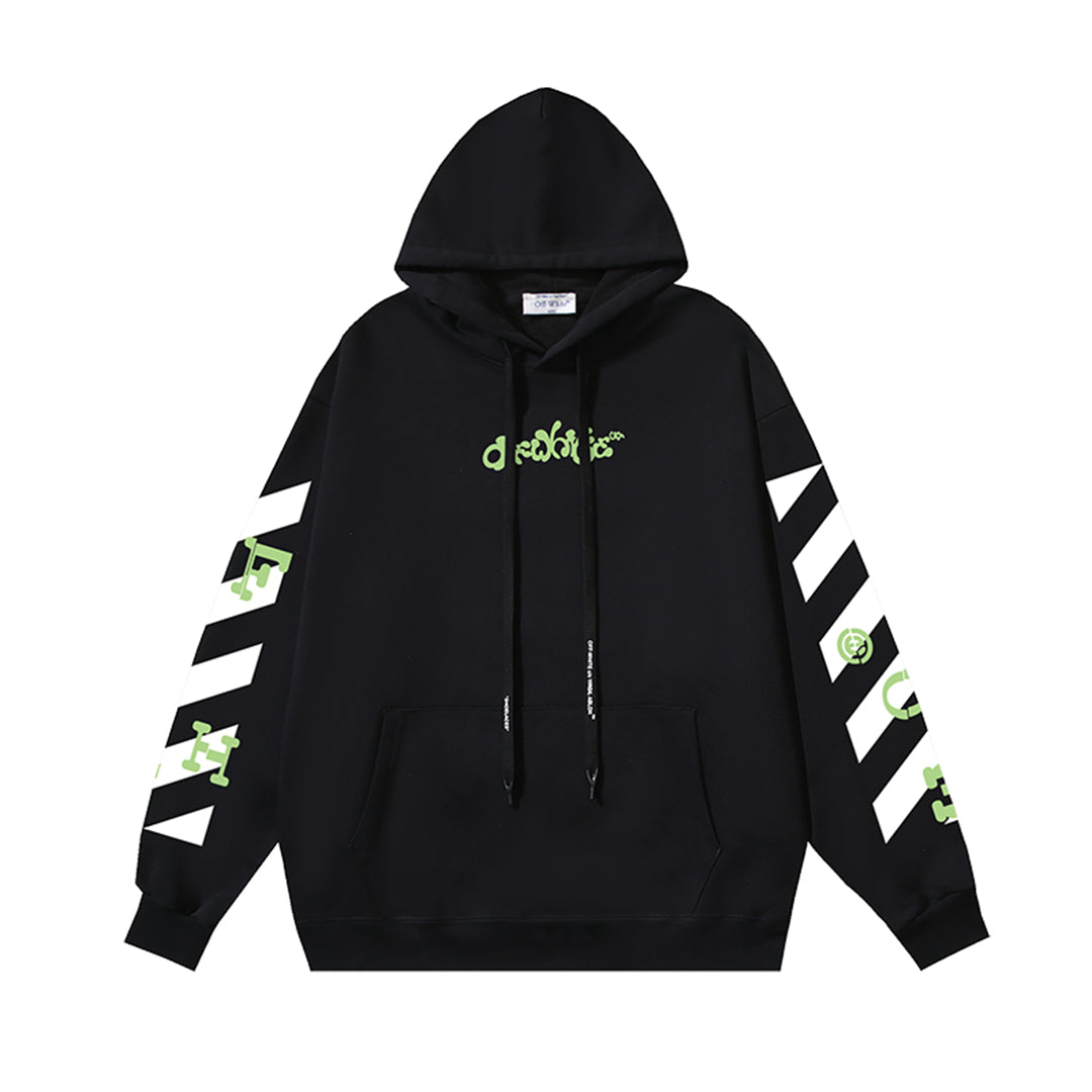 OFF-WHITELogo Print Hoodie - Premium Cotton Streetwear Sweatshirt