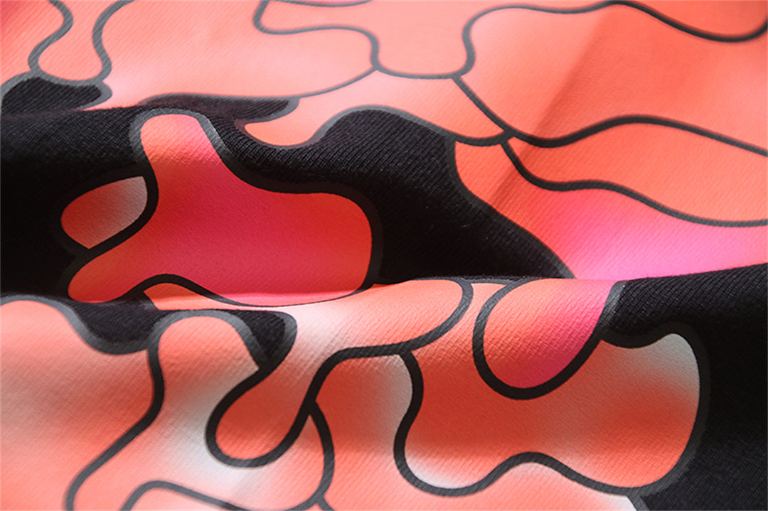 OFF-WHITEPrint Cotton T-Shirt - Colorblock Streetwear Collection
