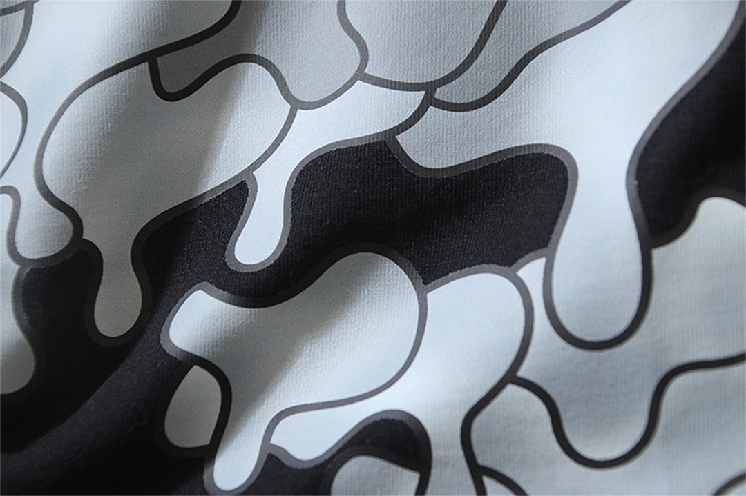 OFF-WHITEPrint Cotton T-Shirt - Colorblock Streetwear Collection