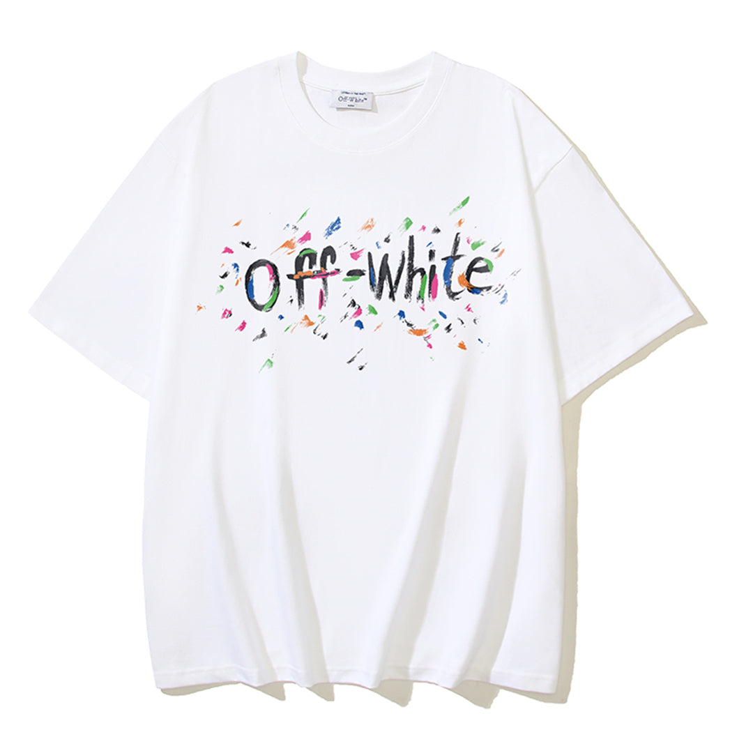 OFF-WHITEPrint Cotton T-Shirt - Authentic Streetwear Must-Have