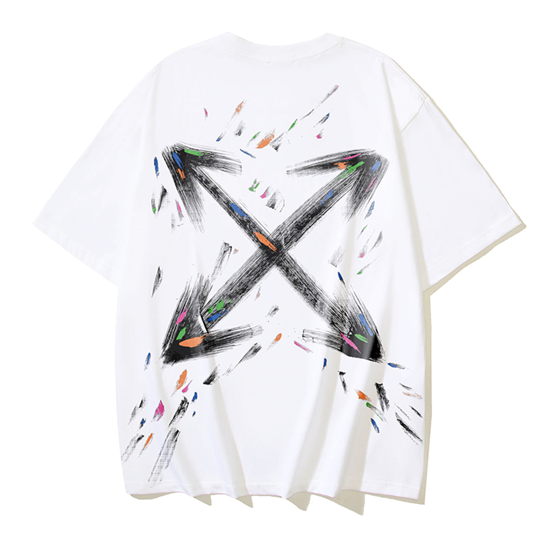 OFF-WHITEPrint Cotton T-Shirt - Authentic Streetwear Must-Have