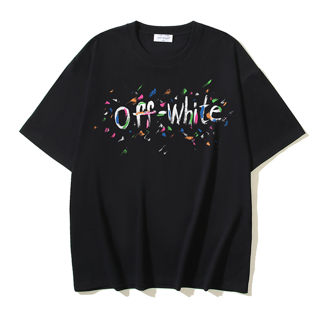 OFF-WHITEPrint Cotton T-Shirt - Authentic Streetwear Must-Have