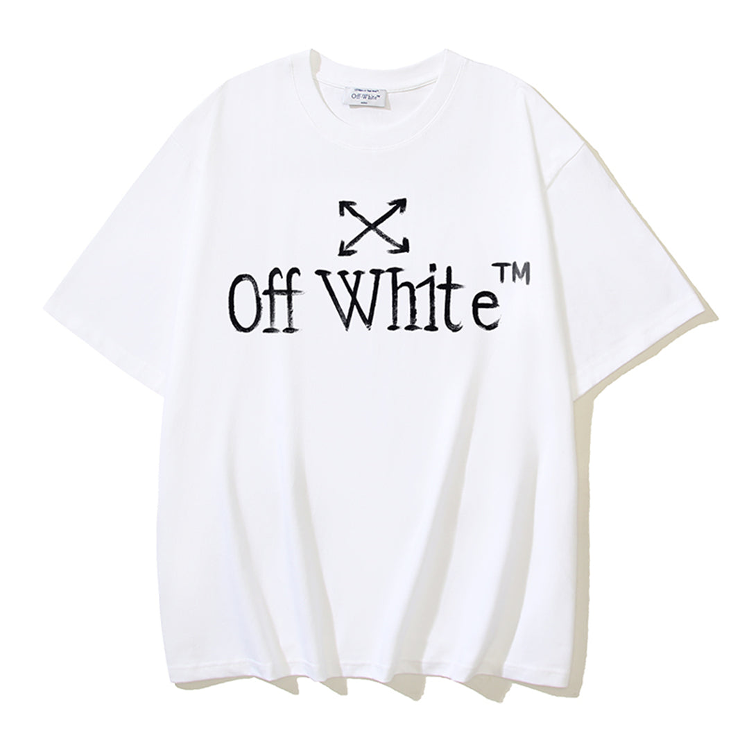 OFF-WHITEPrint Cotton T-Shirt - Essential Streetwear Core