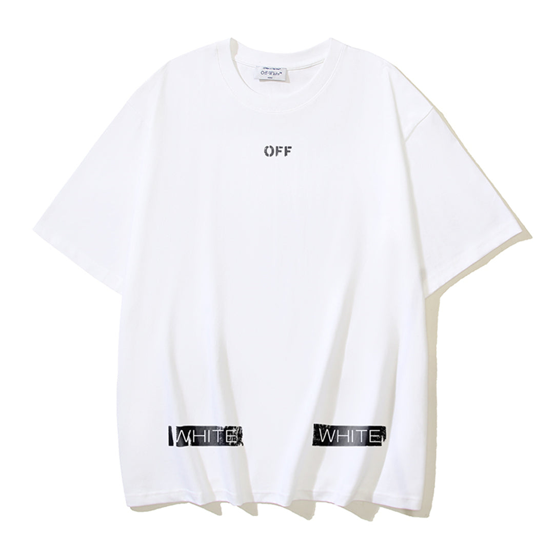 OFF-WHITEPrint Cotton T-Shirt - Classic Streetwear Staple